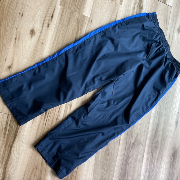 STARTER Men's Navy Joggers with Royal Blue Stripe Lined Size L - Picture 1 of 8